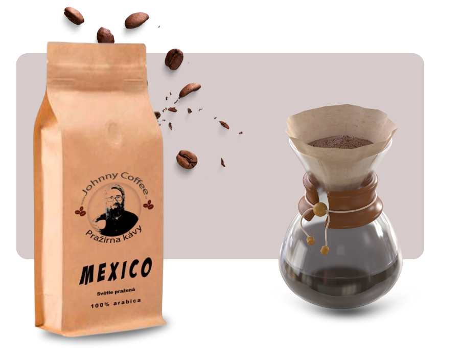 Káva Mexico na Chemex a V60